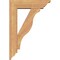 Ekena Millwork Funston Traditional Smooth Bracket w/ Offset Brace, Western Red Cedar, 5 1/2"W x 18"D x 26"H BKT0604X18X26FST01SWR - alternate 4